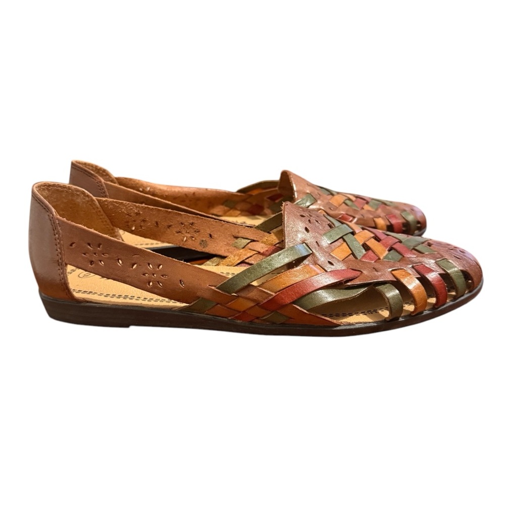The Leather Collection Moccasin Loafer Women’s Size 10 Wide